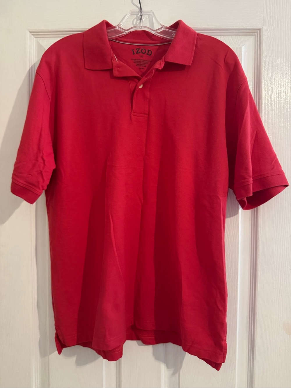Izod Men's Bright Red Polo Shirt